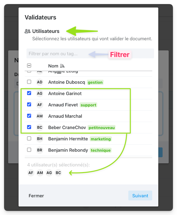 06-wimi-fr-documents-validations-sélectionnez-les-utilisateurs-qui-vont-valider-le-document-wimi-V7.18.6