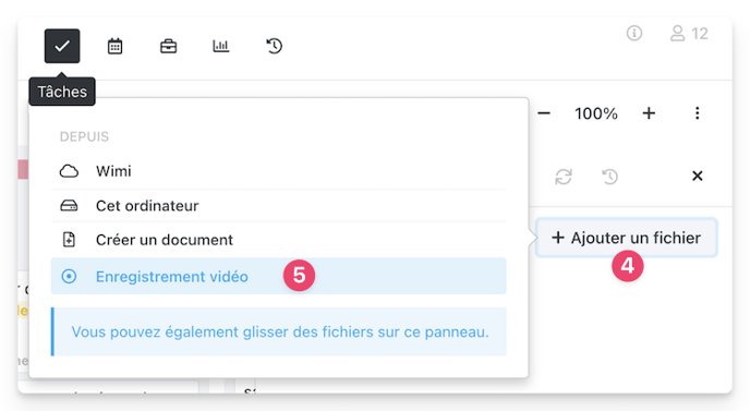 01-4-2-wimi-fr-comment-creer-un-enregistrement-video-et-linserer-dans-une-tâche-wimi-teamwork.com-7-23-5